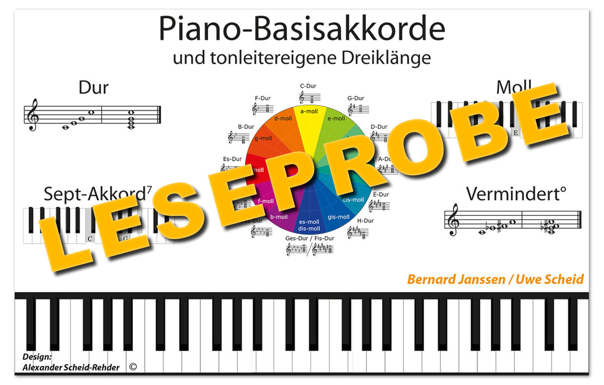 Bild Leseproben Piano-Akkorde-Aufsteller